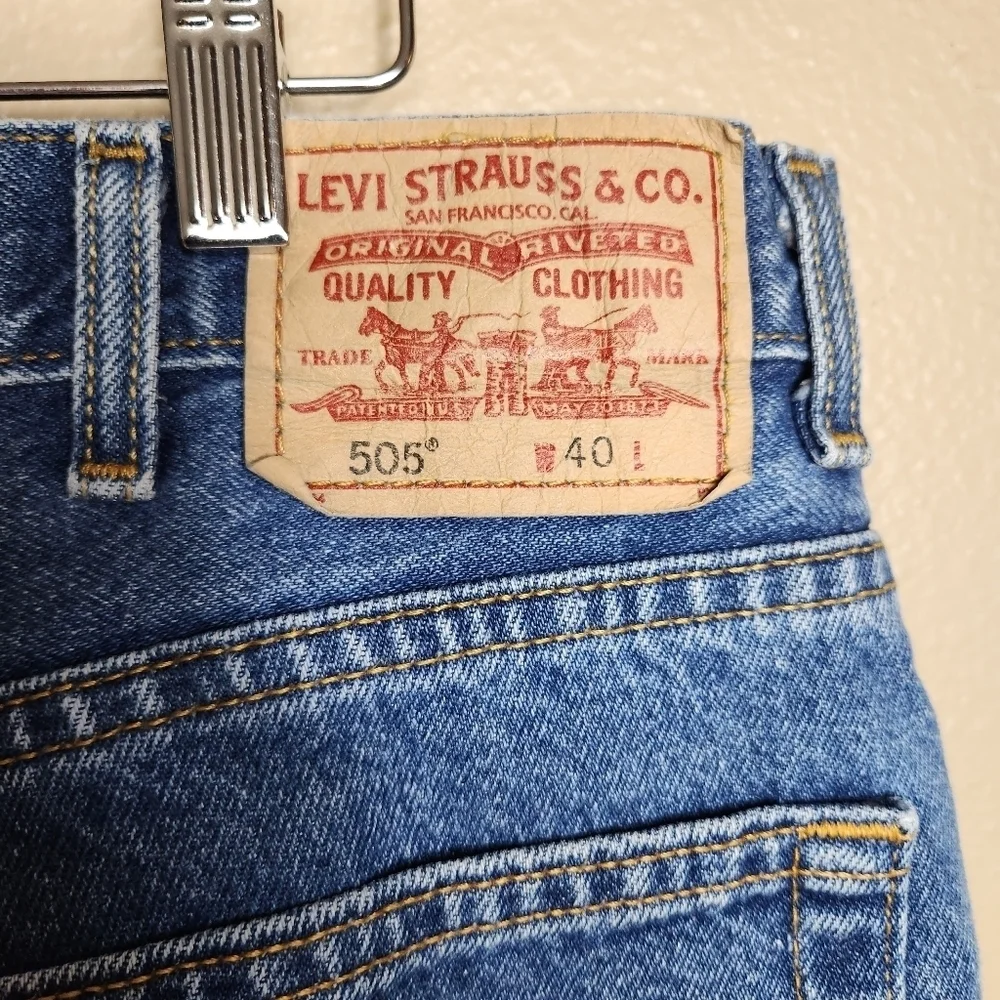 Levis Mens |40| Vintage 90s 505 Jorts Jean Shorts